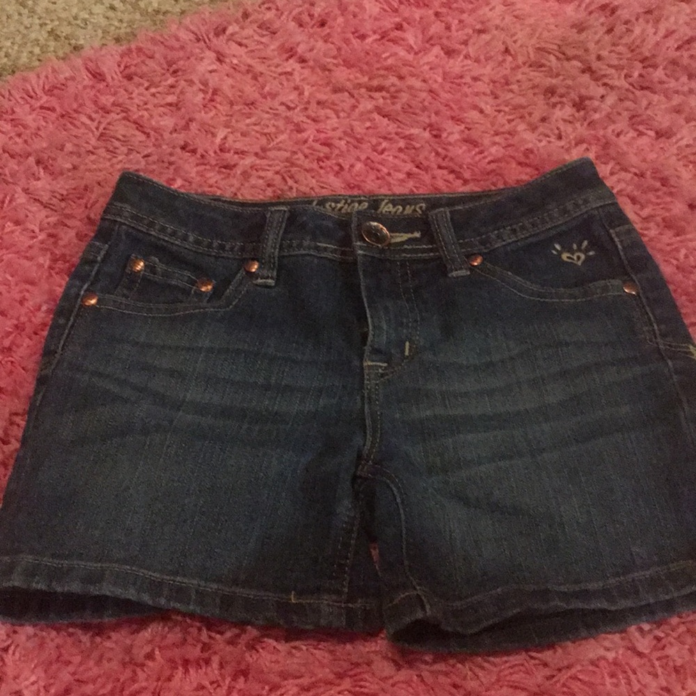 Justice jean shorts